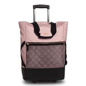 Elegantní nákupní taška na kolečkách 10422-2100 Punta Wheel růžová