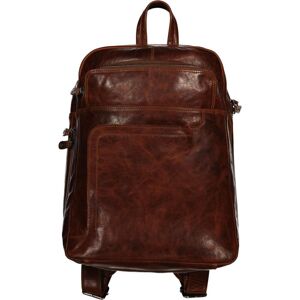 Velký kožený batoh LA-1700 hnědý