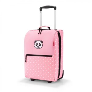 Dětský cestovní kufr PANDA trolley XS kids panda dots pink IL3072