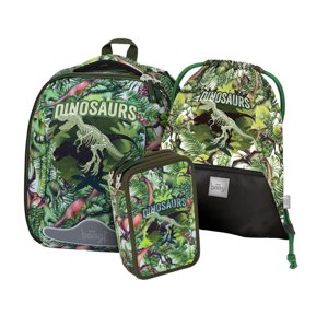 Školní set Shelly Dinosaurus 3 díly (batoh + penál + sáček)