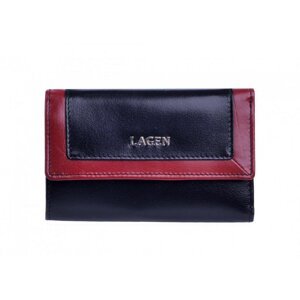 Dámská kožená peněženka 4390-419 black/red