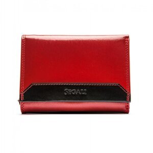 Dámská peněženka kožená SEGALI SG-100 B červená + černá