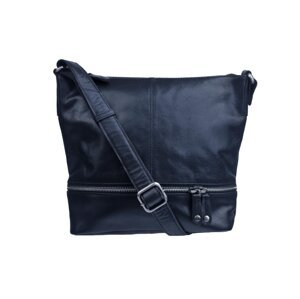 Dámská kožená kabelka přes rameno LA-1626 černá