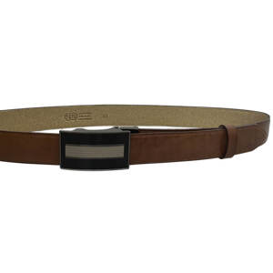 Pánský kožený společenský pásek AUTOMAT 35-020-A12-48 velikost 120 cm kolem pasu 120 cm