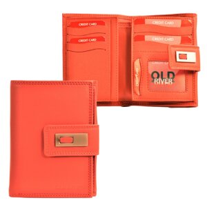 Dámská kožená peněženka 3062 oranžová