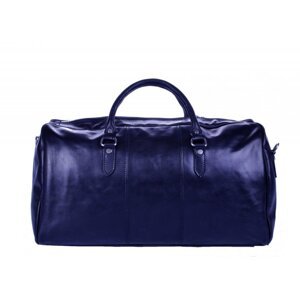 Kožená cestovní taška 0788 tmavě modrá