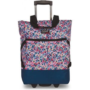 Nákupní taška na kolečkách 10008-9806 Punta Wheel modrá- multicolor