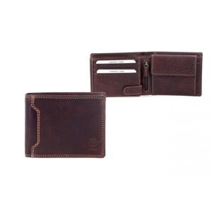 Pánská kožená peněženka Poyem 5208 hnědá