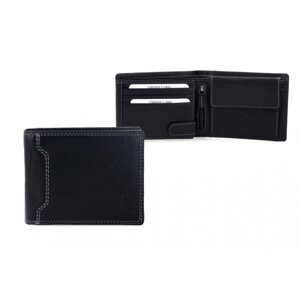 Pánská kožená peněženka Poyem 5208 černá