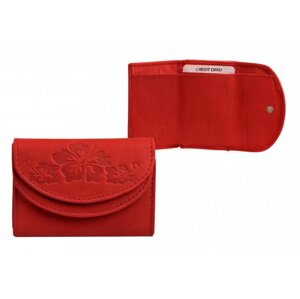Dámská malá červená peněženka 7116-B CHERRY RED