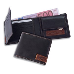 Malá pánská kožená peněženka 128-702-60 černá
