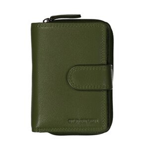 Dámská kožená peněženka FL-456 zelená
